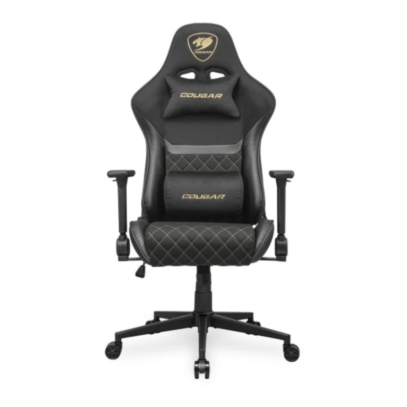 Cougar Armor One V2 F Gaming Chair - Black/Gold - كرسي